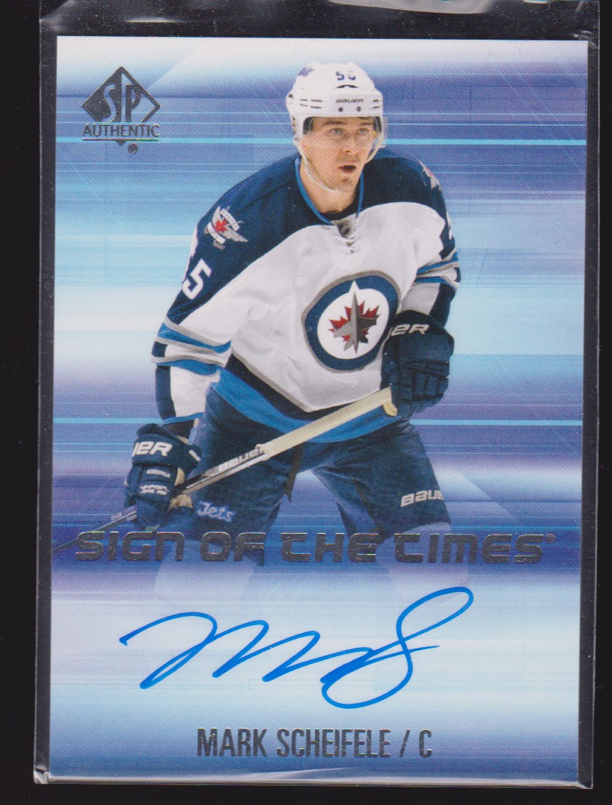 (image for) 2015-16 SP Authentic Sign of the Times #SOTTMS Mark Scheifele